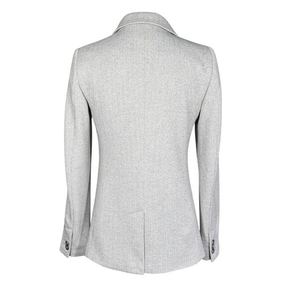 LOFT Light Gray Herringbone Blazer Jacket Size 2NWT - Picture 2 of 7